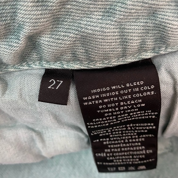 J. Brand Gracie High Rise Short Charmer Button Fly Size 27 - Picture 5 of 7